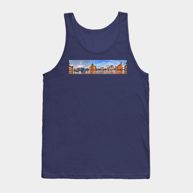 Hull City Queen Victoria Square Panorama Tank Top by tommysphotos